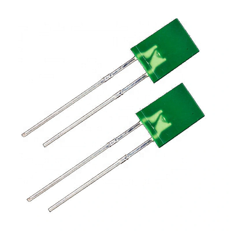 Square Diffused Emitting Red Led Diode 257 Square Green Dip Led Diode For Back Light