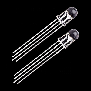 Factory wholesale 4 pins RGB common anode 5mm round  led diode
