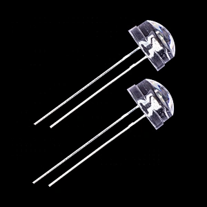 Super Bright 8mm Straw Hat Diode White Light Led Lamp 10mm RGB Slow flash To Dip Chip Led Diode