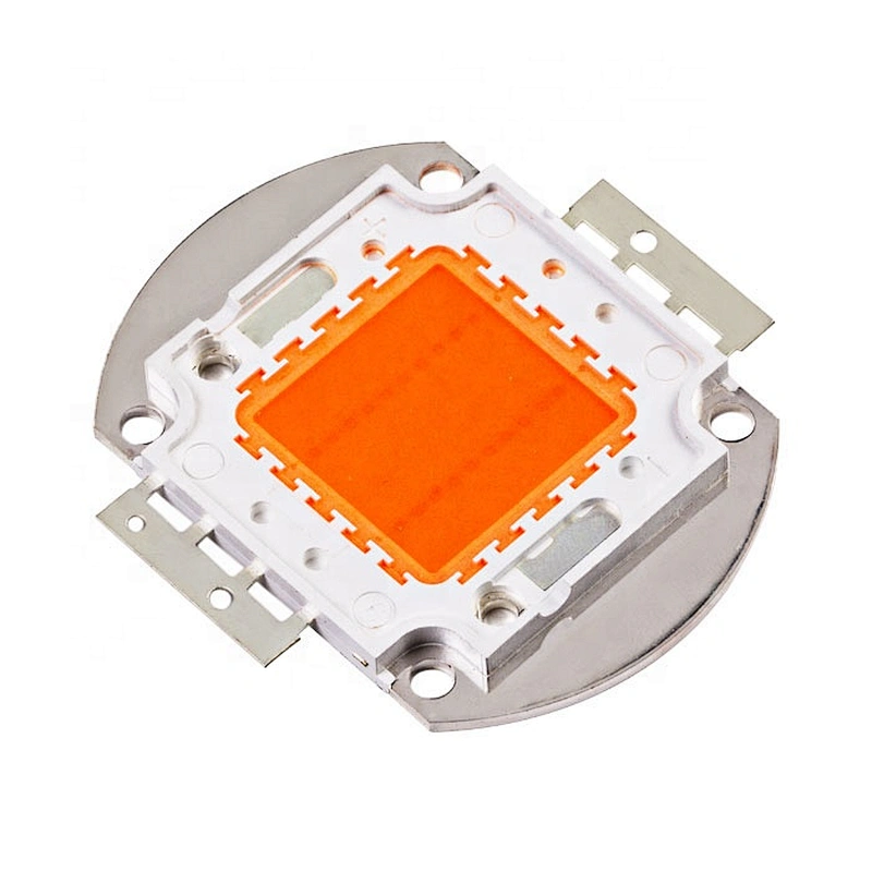 high power full-spectrum integrated 50w  32v  365nm-800nm pink led diode