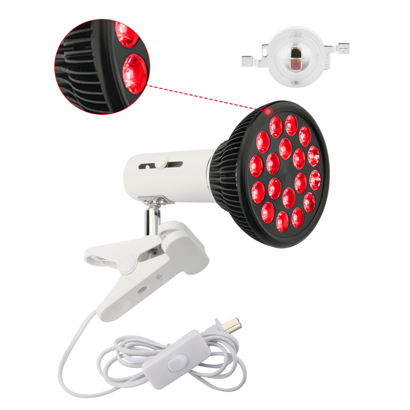 RLTTIME professional collagen celluma led red near infrared light therapy pro bulb pain relief device 2 wavelendth 660nm 850nm