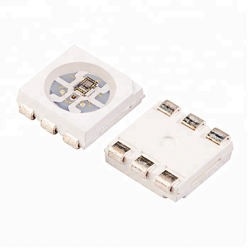 sanan 6 pins new sk6822 ic built-in smd 5050 rgb led chip