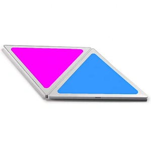 DIY  APP  music control smart addressable 9pcs triangle kits magic RGB backlight led surface panel light