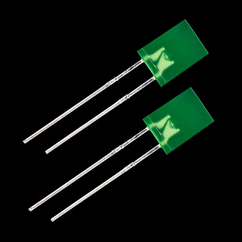 Square Diffused Emitting Red Led Diode 257 Square Green Dip Led Diode For Back Light