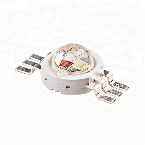 China led manufacture Hot Sell High power 6 Pins copper Frame epiled 1W 3W RGB LED Chips
