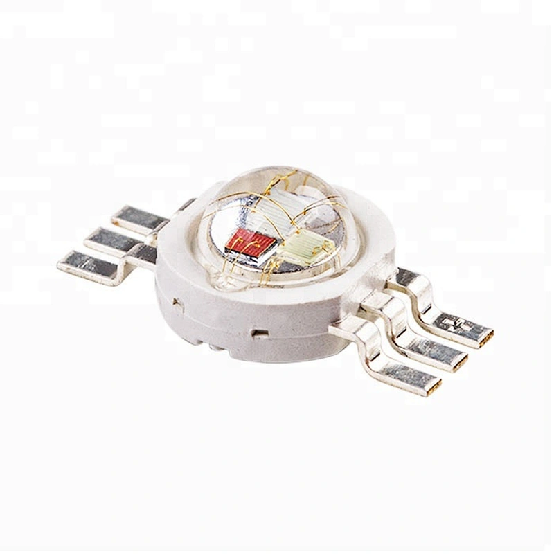 China led manufacture Hot Sell High power 6 Pins copper Frame epiled 1W 3W RGB LED Chips