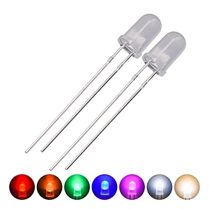 Good Quality 3mm 5mm Oval round Type Lamp Led Dip Led Through Hole Led chip
