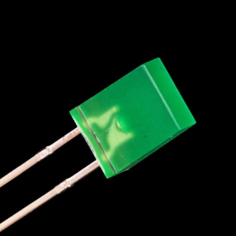 Square Diffused Emitting Red Led Diode 257 Square Green Dip Led Diode For Back Light