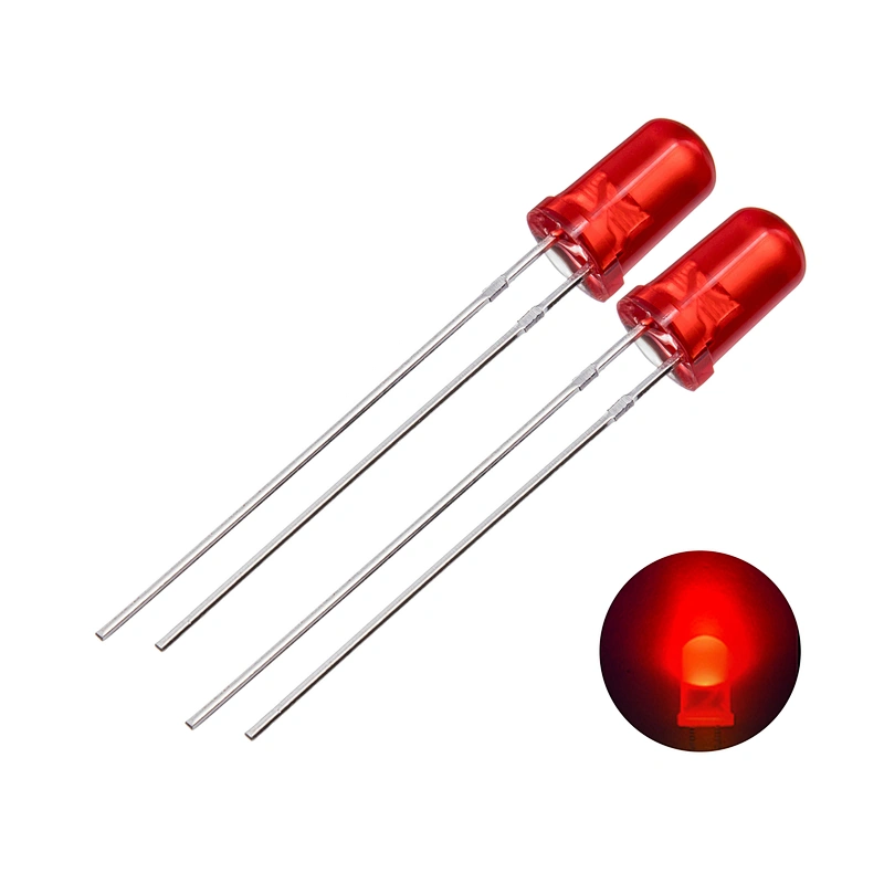Custom 5mm Oval Type Lamp Led Dip Led Through Hole Led