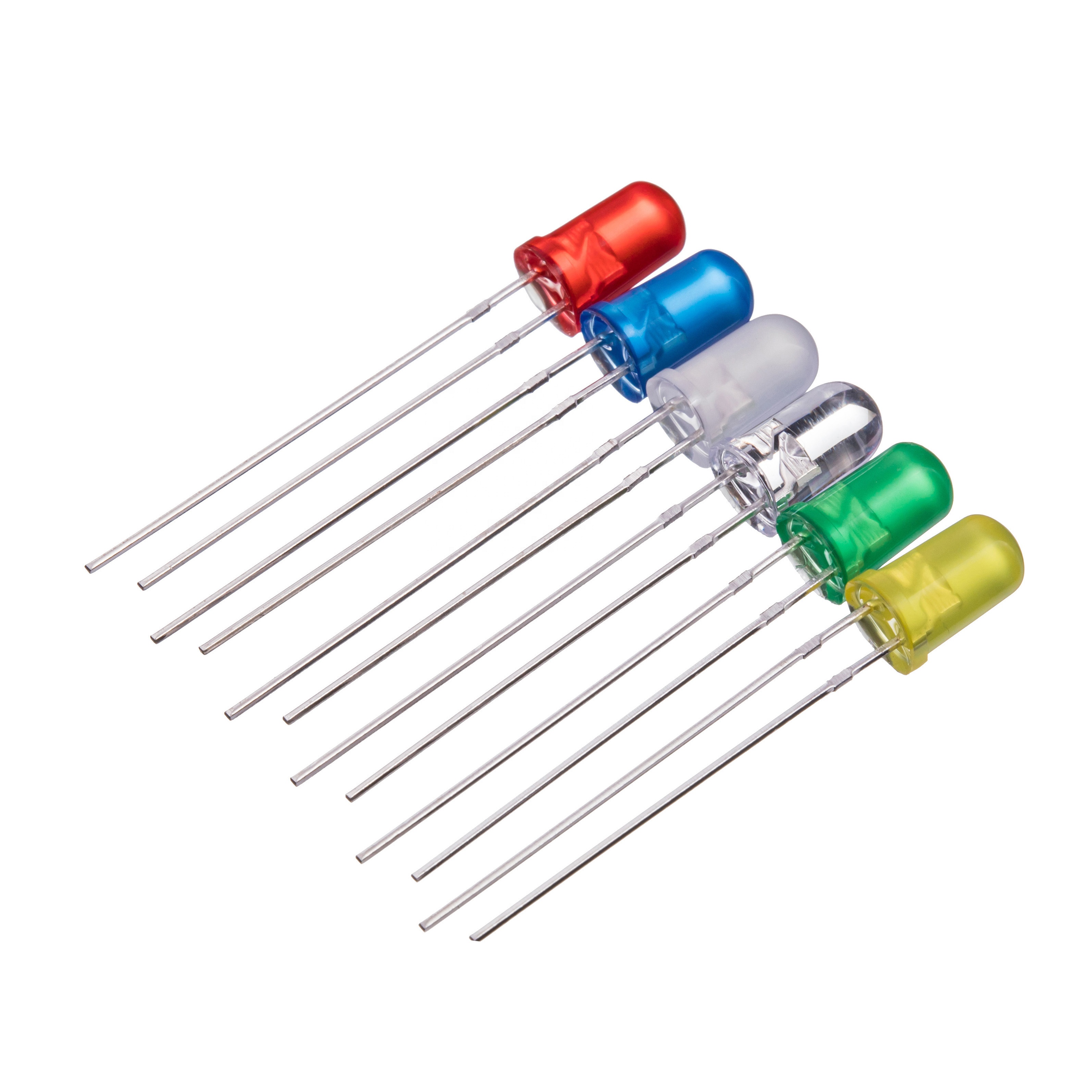 Good Quality 3mm 5mm Oval round Type Lamp Led Dip Led Through Hole Led chip