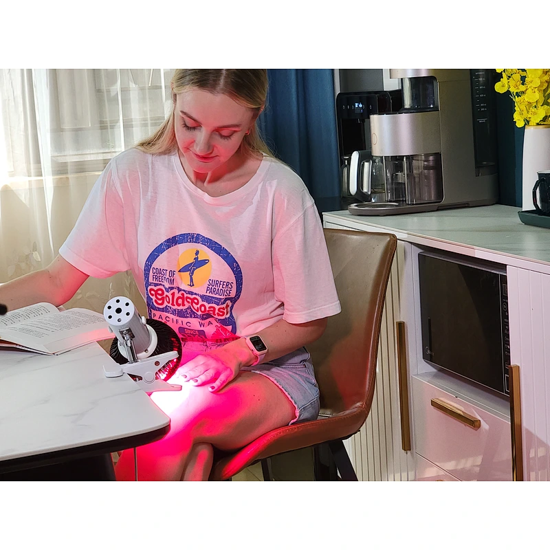 RLTTIME professional collagen celluma led red near infrared light therapy pro bulb pain relief device 2 wavelendth 660nm 850nm