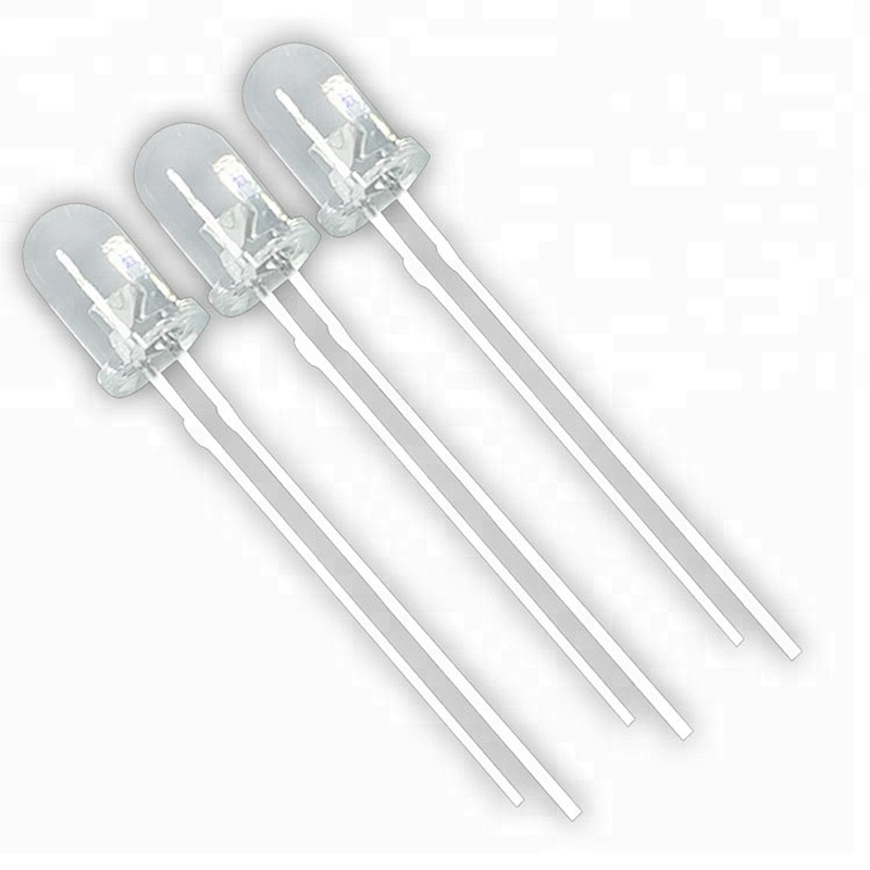 factory wholesale 5mm straw hat UV led 365nm-370nm uv led diode