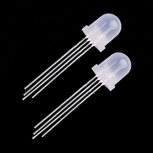Factory wholesale 4 pin RGB 8mm  common anode LED diode