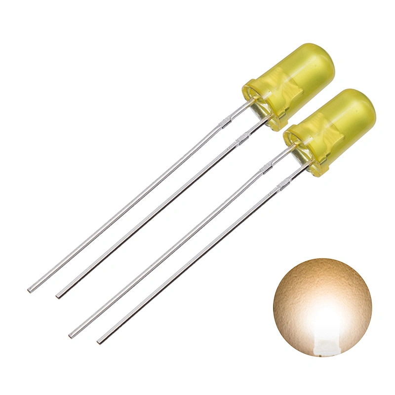Custom 5mm Oval Type Lamp Led Dip Led Through Hole Led