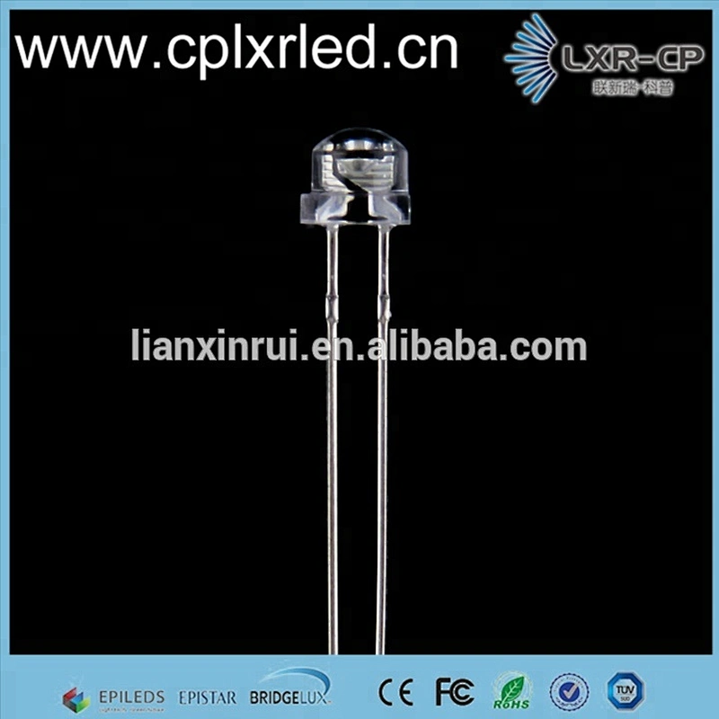 factory wholesale 5mm straw hat UV led 365nm-370nm uv led diode