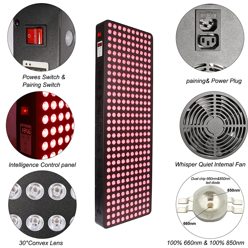 Red Light Therapy Bed Full Body Red Near Infrared Led Light Therapy Ptd Panel For Anti-aging & Relieving Fatigue