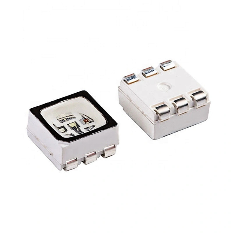 Black Surface Top View 0.2w Tri color Smd Led Chip Rgb 5050 Package Black Face Diode