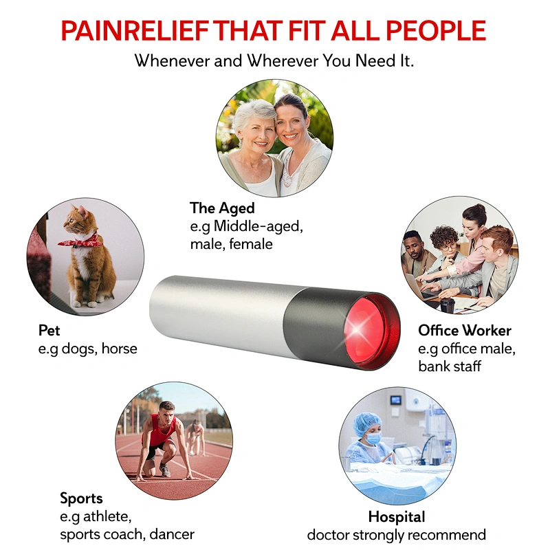 Handheld  660nm  Red Light Therapy Torch for Skin Joint Pain Relief