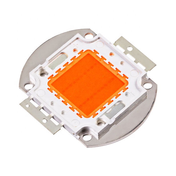 high power full-spectrum integrated 50w  32v  365nm-800nm pink led diode
