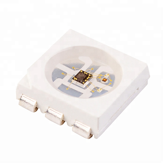 factory wholesale 6 pin SMD 5050  RGB   IC  sk9822 /APA102C built-in  LED doide for Strip Lighting