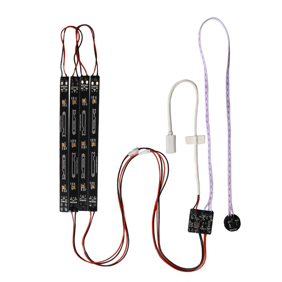 10W 3535 265nm 280nm 395nm UVC UVA 5V 12pcs LED UVC germicidal sterilizer module UVC strip