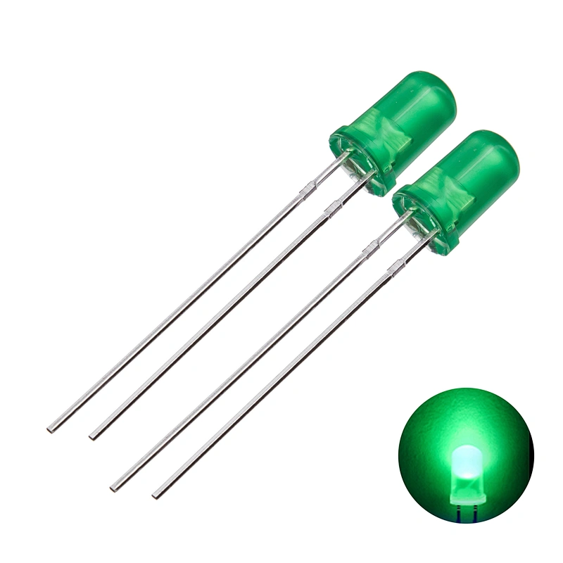 ultra brightness Round Clear Lens Led LED F5/5mm round head long legs 504 546 with  White light red blue green yellow straight