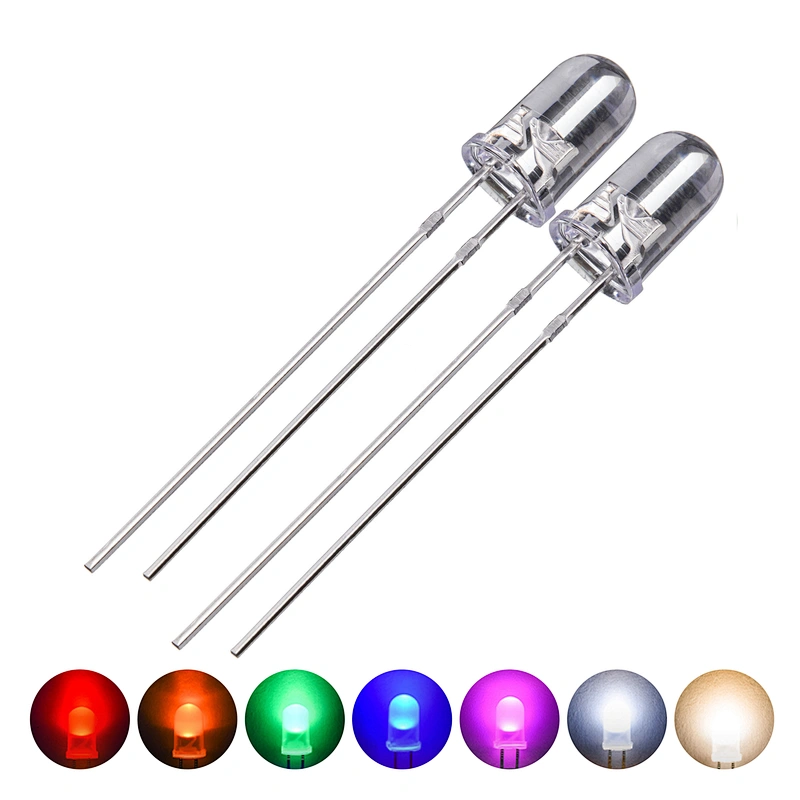 Good Quality 3mm 5mm Oval round Type Lamp Led Dip Led Through Hole Led chip