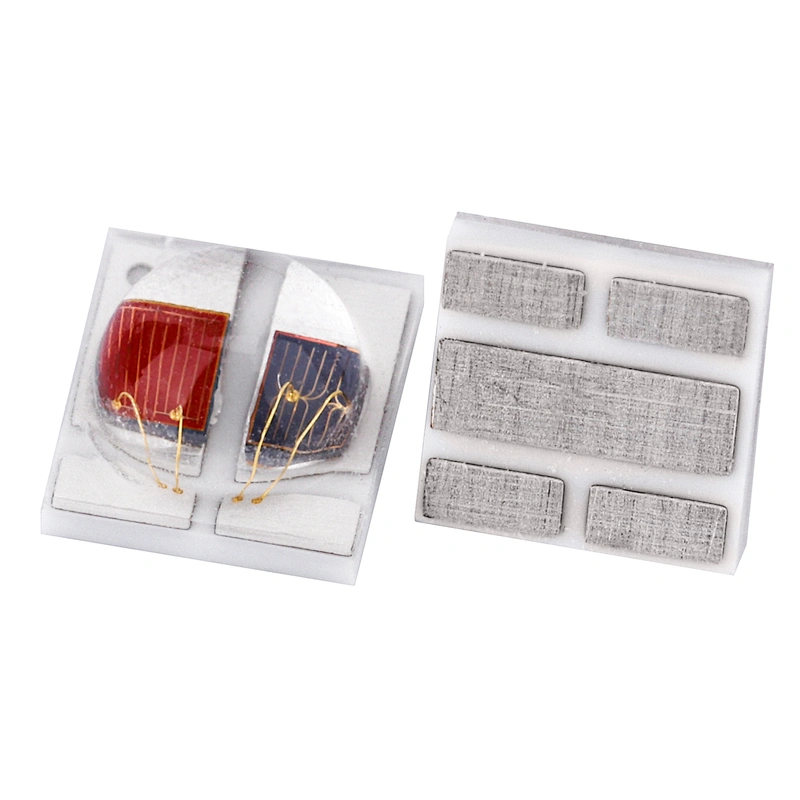 Epistar Ceramic High Power Led Beads Dual Chip 3535 660nm 850nm 2 in 1 1w 3w IR LED Chip for Red Light Therapy