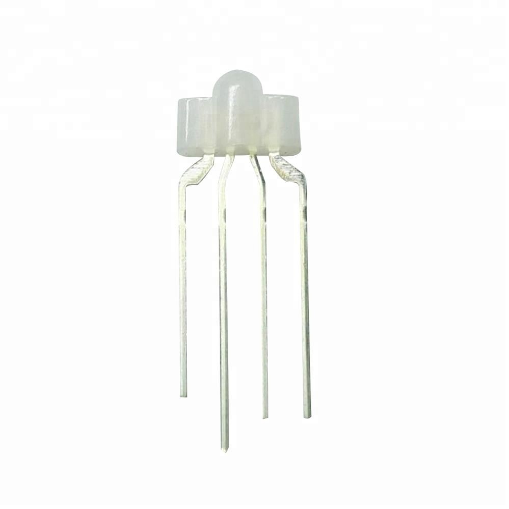 Free samples 5mm led 4 pin RGB 2.54mm pitch  led diode for  gaming mechanical keyboard lights