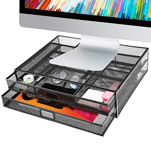 Monitor Stand with Two Drawer