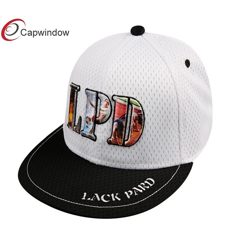 Бейсбольная кепка Snapback вышивки печатания 3D с тканью сетки воздухопроницаемости