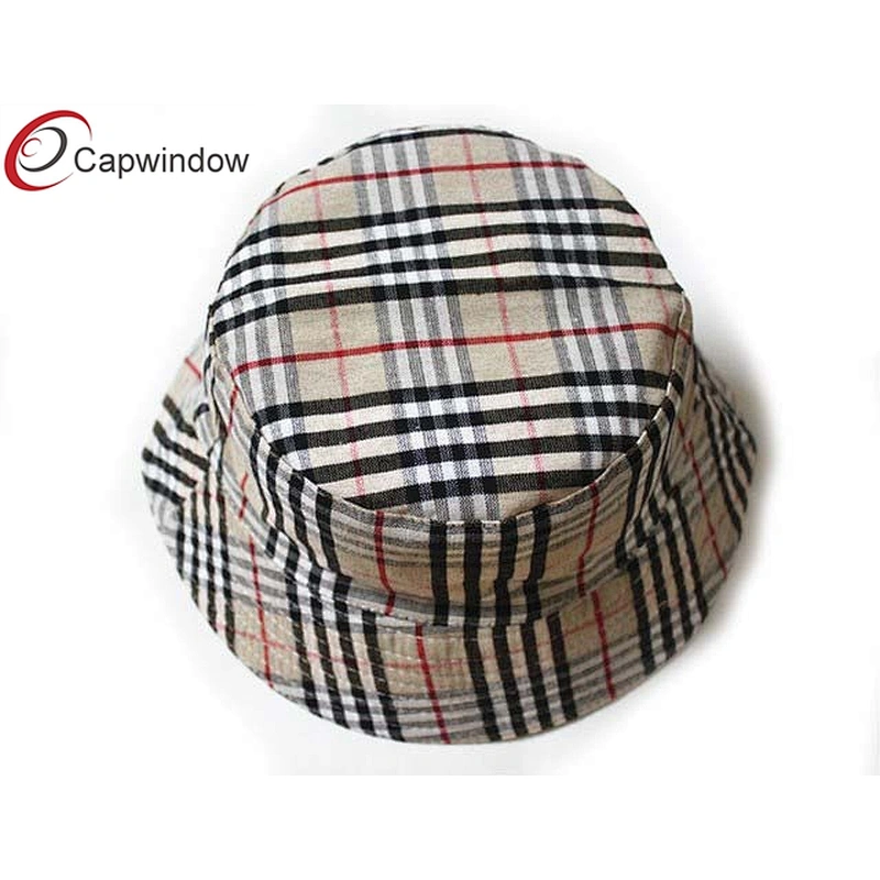 Classical Allover Ripstop Pattern Printing Fisherman Bucket Hat