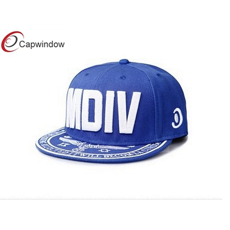 3D Printing Embroidery Snapback Baseball Cap With Air Permeability Mesh Fabric