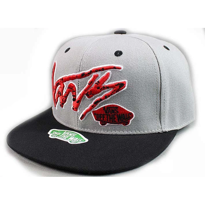 2 Color 3D Embroidery Fitted Baseball Hats With Black Fabric Peak