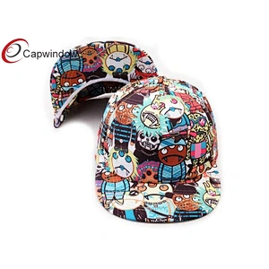 Halloween Devil Pattern Printing Allover Childrens Baseball Caps