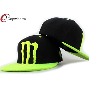 30% Wool 70% Acrylic Wool Baseball Caps With White 3D Star Embroidery