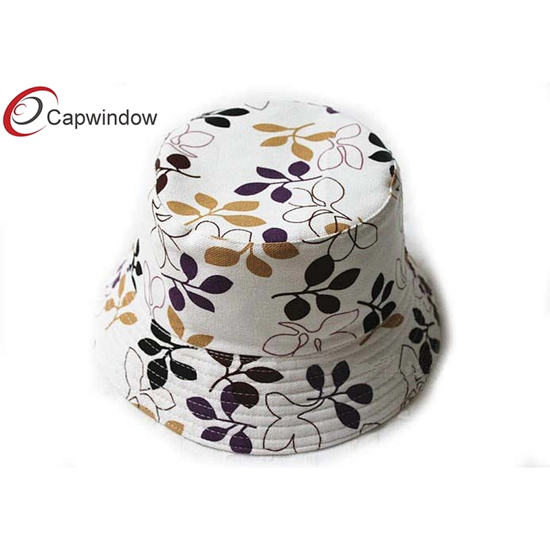 Lady`s Allover Цветочный узор с печатью Рыбак Ведро Hat