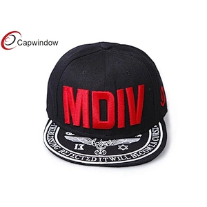 3D Printing Embroidery Snapback Baseball Cap With Air Permeability Mesh Fabric