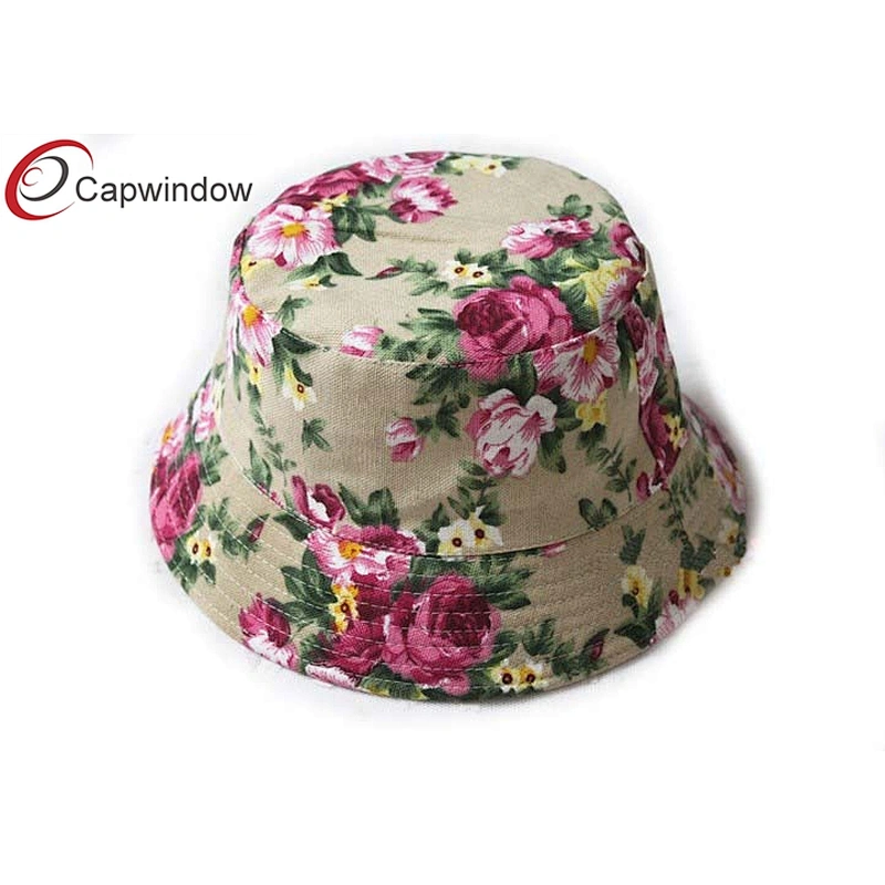 Lady`s Allover Цветочный узор с печатью Рыбак Ведро Hat