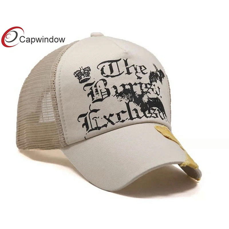 X Application Embroidery Trucker Mesh Caps With Screen Printing Logo On Front