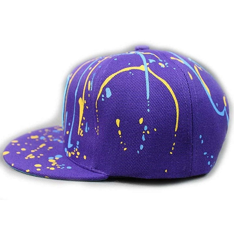Red Acrylic Fabric Custom Strapback Hats With 3D Embroidery