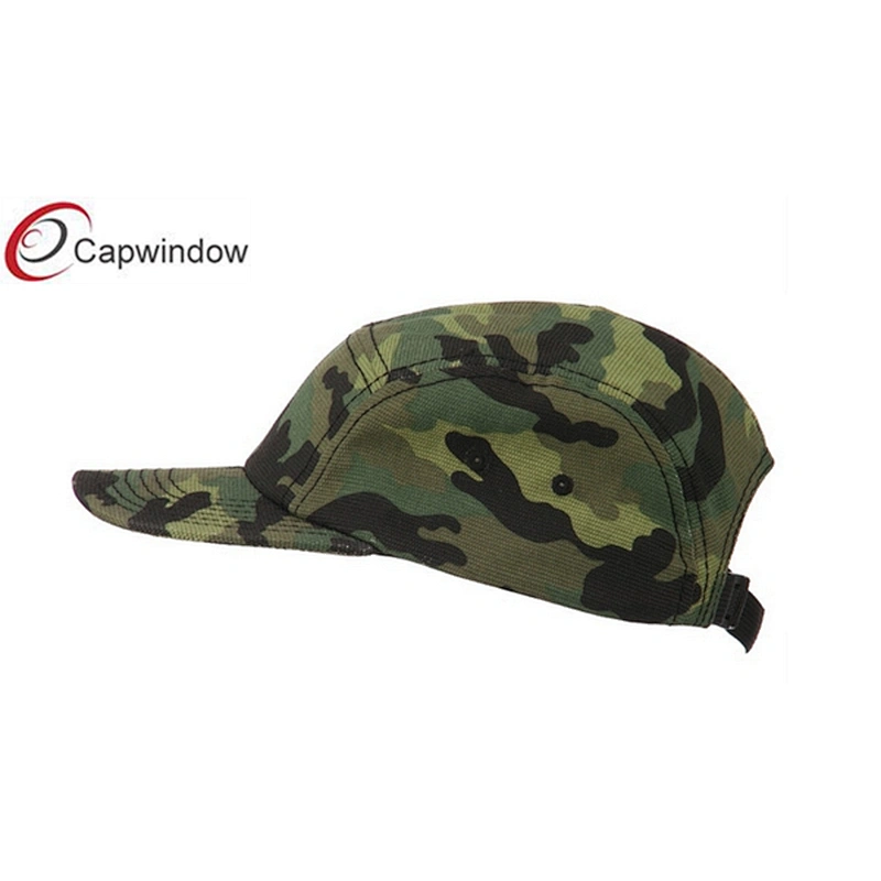 Camo Cotton Brushed Canvas Camo Camper Cap