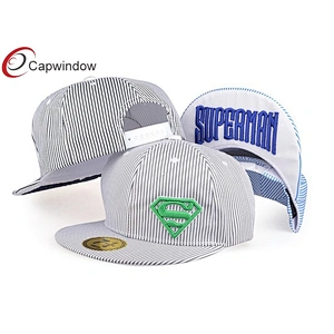 3D Embroidery Snapback Baseball Cap With Allover Sky Blue Ripstop Fabric