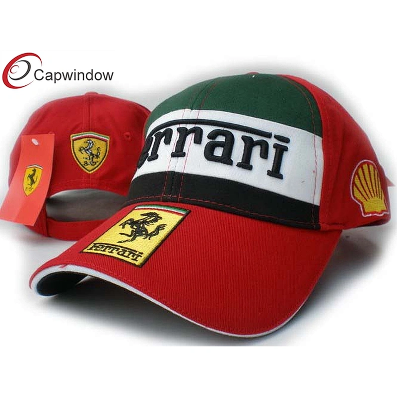 F1 3D Embroidery Racing Baseball Caps With Metal Buckle Closure
