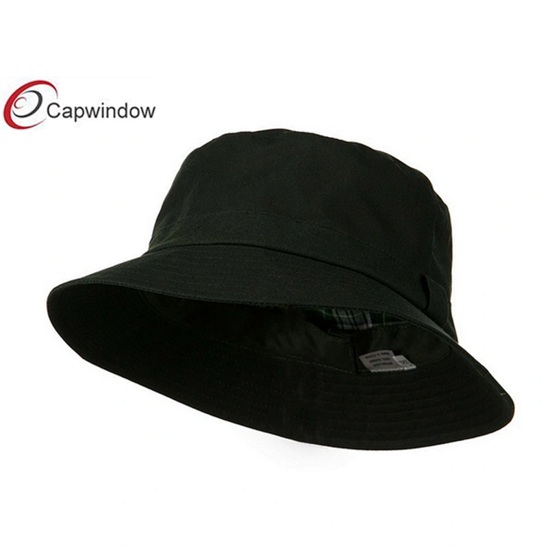 Olive Big Size Waxed Cotton Canvas Fisherman Bucket Hat