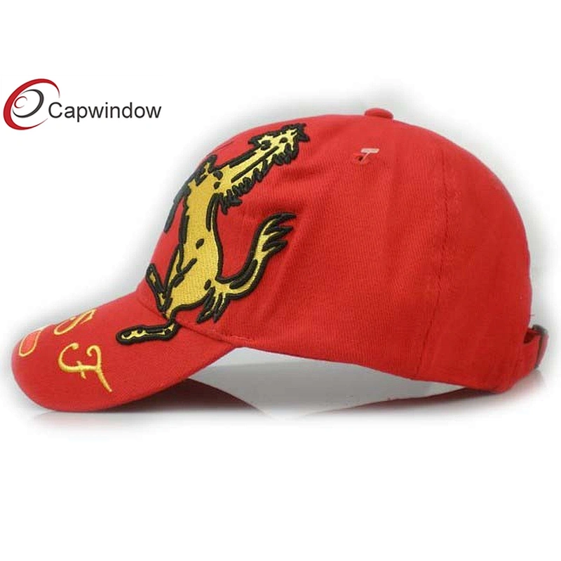 F1 Horse 3D Embroidery Racing Baseball Caps With Metal Buckle Closure