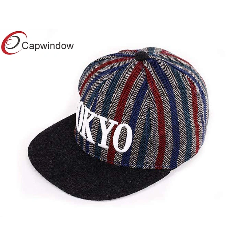 GA 3D Embroidery Snapback Baseball Cap With Yellow Peak