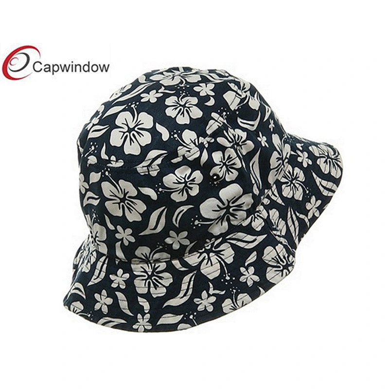 Blue New Hawaiian Pattern Bucket Hat