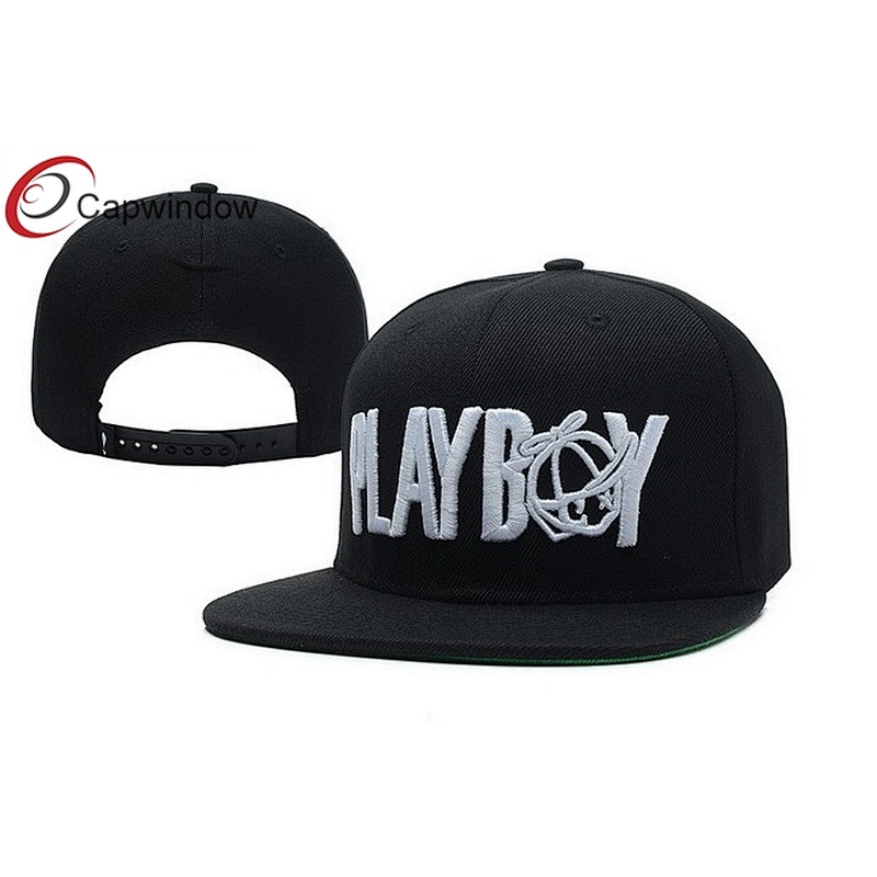 Play Boy Logo Wool Baseball Caps With White 3D Star Embroidery