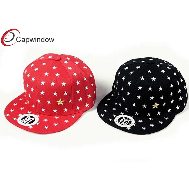 100% Wool Baseball Caps With Allover White 3D Star Embroidery